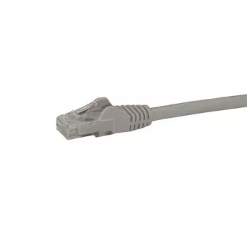 StarTech.com 7,5 m CAT6 Ethernet kabelis - pelēks CAT 6 Gigabit Ethernet vads - 250 MHz 100 W PoE RJ45 UTP tīkla/ielāpu vads bez aizķeršanās ar sprieguma atvieglojumu, individuāli pārbaudīts