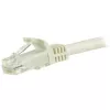 StarTech.com 1,5 m CAT6 Ethernet kabelis - balts CAT 6 Gigabit Ethernet vads - 250 MHz 100 W PoE RJ45 UTP tīkla/plākstera vads bez aizķeršanās ar stiepes aizsardzību, individuāli pārbaudīts