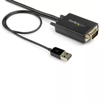 StarTech.com 2 m VGA–HDMI pārveidotāja kabelis ar USB audio atbalstu un barošanu – analogais–digitālais video adaptera kabelis VGA datora pievienošanai HDMI displejam – 1080p vīriešu–vīriešu monitora kabelis
