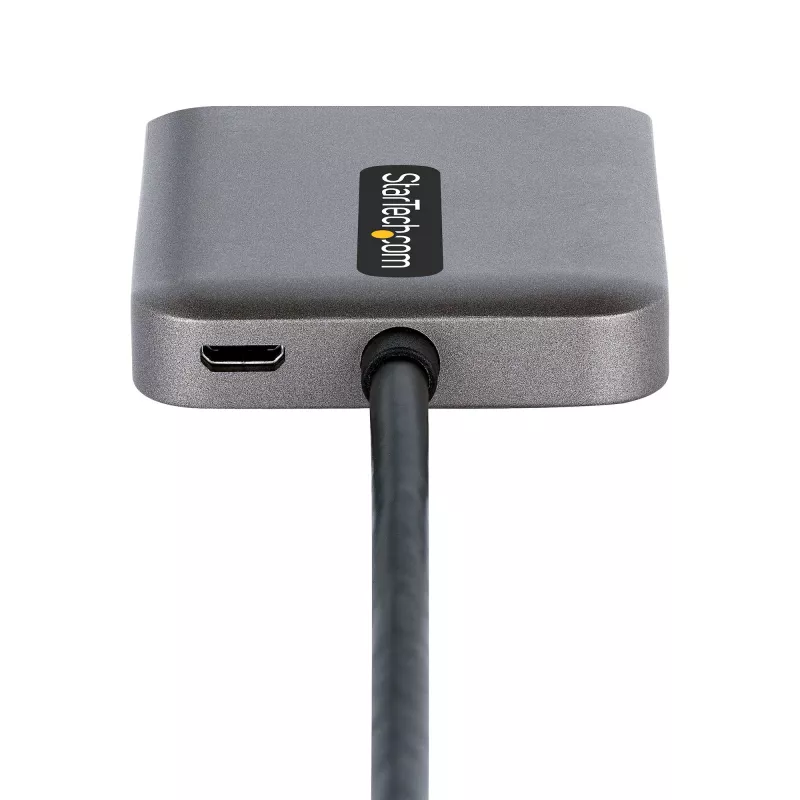StarTech.com DP uz diviem HDMI MST HUB - Divi HDMI 4K 60Hz - DisplayPort vairāku monitoru adapteris ar 1 pēdas / 30 cm kabeli - DP 1.4 Multi Stream Transport centrs, DSC | HBR3 - DP uz HDMI sadalītājs