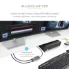StarTech.com DP uz diviem HDMI MST HUB - Divi HDMI 4K 60Hz - DisplayPort vairāku monitoru adapteris ar 1 pēdas / 30 cm kabeli - DP 1.4 Multi Stream Transport centrs, DSC | HBR3 - DP uz HDMI sadalītājs