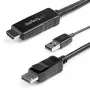 StarTech.com 3 m (9,8 pēdas) HDMI–DisplayPort kabelis — 4K 30 Hz