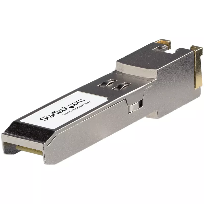 StarTech.com JL563A saderīgs SFP+ modulis ar HPE - 10GBASE-T - SFP uz RJ45 Cat6/Cat5e - 10GE gigabitu Ethernet SFP+ - RJ-45 30 m - HPE 8320, 8325-48Y8