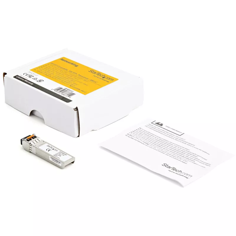StarTech.com HPE J9152D saderīgs SFP+ modulis - 10GBASE-LRM - 10GbE daudzmodu optiskās šķiedras raiduztvērējs - 10GE Gigabit Ethernet SFP+ - LC 200m - 1310nm - DDM HPE 1850, 2540, 2930M