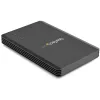 StarTech.com 4 nodalījumu Thunderbolt 3 NVMe korpuss, M.2 NVMe SSD diskiem, 1x DisplayPort video/ 2x TB3 pakārtotie porti, 40 Gbps, 72 W barošanas bloks, ārējais cietā diska korpuss