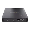 StarTech.com 4 nodalījumu Thunderbolt 3 NVMe korpuss, M.2 NVMe SSD diskiem, 1x DisplayPort video/ 2x TB3 pakārtotie porti, 40 Gbps, 72 W barošanas bloks, ārējais cietā diska korpuss