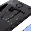 StarTech.com 4 nodalījumu Thunderbolt 3 NVMe korpuss, M.2 NVMe SSD diskiem, 1x DisplayPort video/ 2x TB3 pakārtotie porti, 40 Gbps, 72 W barošanas bloks, ārējais cietā diska korpuss