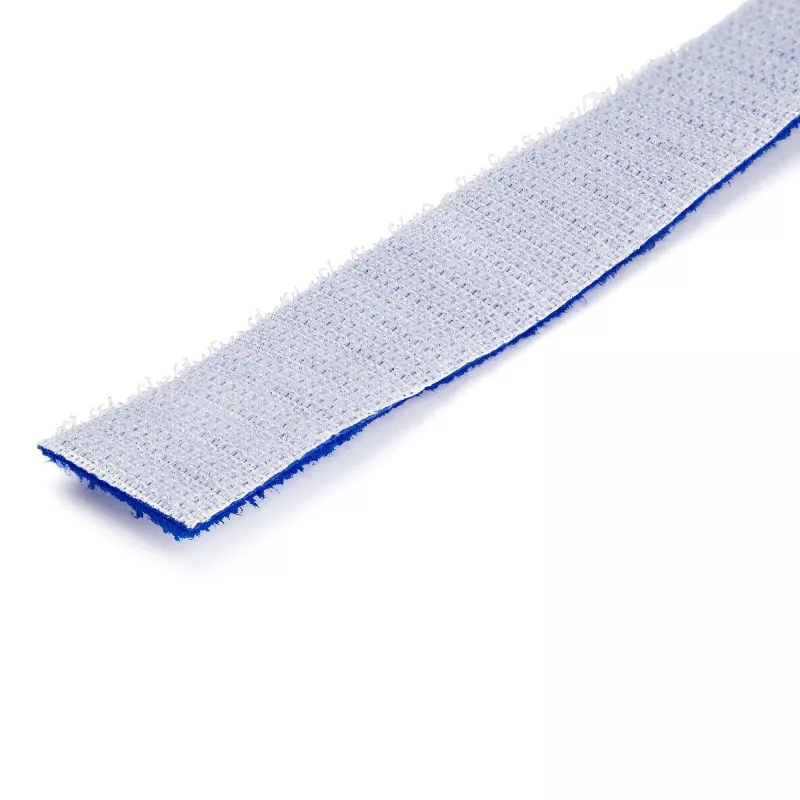 StarTech.com 100 pēdu āķa un cilpas rullis – pēc izmēra griežamas atkārtoti lietojamas kabeļu saites – rūpnieciskais vadu stiprinājuma lentes / regulējami auduma aptinumi, zils / atkārtoti lietojamas pašsaķeres kabeļu pārvaldības siksnas