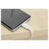 StarTech.com 1m USB A uz USB C uzlādes kabelis - Izturīgs ātrai uzlādei un sinhronizācijai USB 2.0 uz USB C tipa datu vads - Stingrs TPE apvalks aramīda šķiedra V/V 3A Balts - Samsung S10, iPad Pro, Pixel