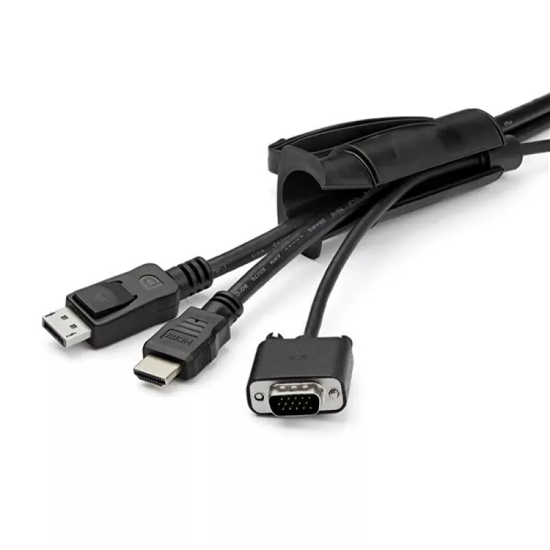 StarTech.com 1,5 m kabeļu pārvaldības uzmava - spirālveida - 25 mm diametrs