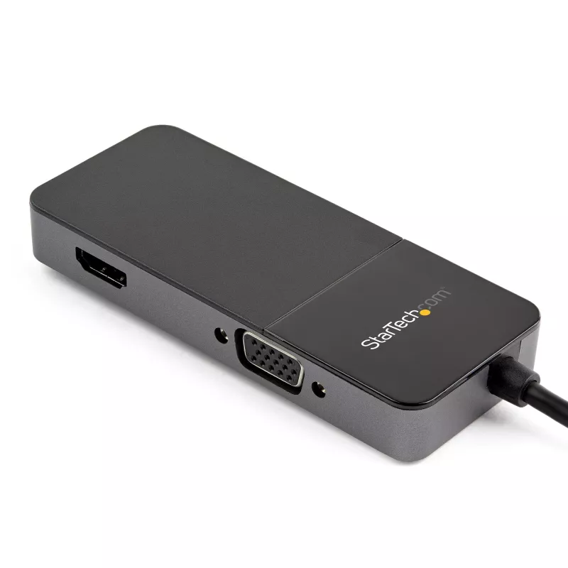 StarTech.com USB 3.0 uz HDMI un VGA adapteris — 4K/1080p USB Type-A divu monitoru multi-ports adapteris-pārveidotājs — ārējā video grafiskā karte vairākiem ekrāniem — vairāku displeju USB adapteris