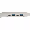 StarTech.com 4 portu USB PCIe karte - 10Gbps USB PCI Express paplašināšanas karte ar 2 kontrolleriem - 2x USB-C & 2x USB-A porti (USB 3.2/3.1 Gen 2) - USB/USB-C PCI-e karte - pilna profila