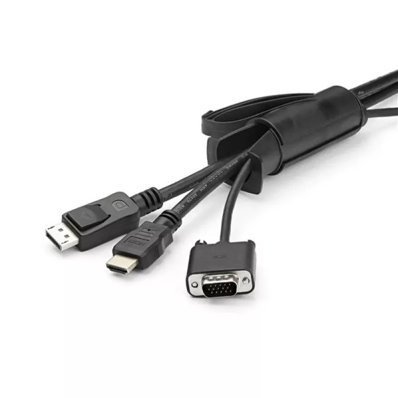 StarTech.com 2.5 m kabeļu pārvaldības uzmava - spirālveida - 45 mm diametrs