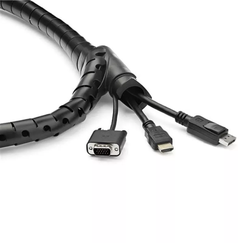 StarTech.com 2,5 m kabeļu pārvaldības uzmava – spirālveida – 25 mm diametrs