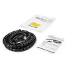StarTech.com 2,5 m kabeļu pārvaldības uzmava – spirālveida – 25 mm diametrs