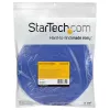 StarTech.com 50 pēdu āķa un cilpas ruļļa - Pēc izmēra griežami atkārtoti lietojami kabeļu saites - Lielapjoma rūpnieciskā vadu stiprinājuma lente / Regulējami auduma aptinumi Zila / Atkārtoti lietojamas pašsaķeres kabeļu pārvaldības siksnas