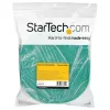 StarTech.com 100 pēdu āķa un cilpas rullis – griežamas atkārtoti lietojamas kabeļu saites – rūpnieciska stiepļu stiprinājuma lente / regulējami auduma aptinumi zaļi / atkārtoti lietojamas pašsaķeres kabeļu pārvaldības siksnas