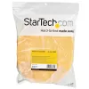 StarTech.com 100 pēdu āķa un cilpas rullis – pēc izmēra sagriežamas atkārtoti lietojamas kabeļu saites – lielapjoma rūpnieciskā stiepļu stiprinājuma lente / regulējami auduma aptinumi dzeltenā krāsā / atkārtoti lietojamas pašsaķeres kabeļu pārvaldības siksnas