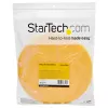 StarTech.com 50 pēdu (15,2 m) Āķa un cilpas ruļļa lente – pielāgojama garuma atkārtoti lietojamas kabeļu saites – rūpnieciska stiepļu stiprinājumu lente / regulējami auduma aptinumi dzeltenā krāsā / atkārtoti lietojamas pašsaķerošas kabeļu pārvaldības siksnas