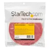 StarTech.com 25 pēdu āķa un cilpas rullis — sagriežami atkārtoti izmantojami kabeļu saišķi — rūpnieciska vadu stiprinājuma lente / regulējami auduma aptinumi sarkanā krāsā / atkārtoti izmantojamas pašsavelkošas kabeļu pārvaldības siksnas