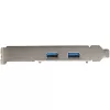 StarTech.com 2 portu USB PCIe karte ar 10 Gbit/s katrā portā - USB 3.1/3.2 Gen 2 Type-A PCI Express 3.0 x2 resursdatora kontrollera paplašināšanas karte - pievienojamā adaptera karte - pilna/zema profila - Windows & Linux