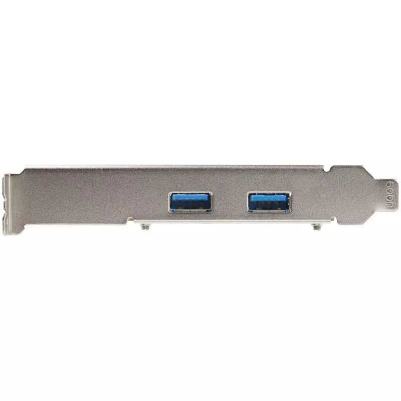 StarTech.com 2 portu USB PCIe karte ar 10 Gbit/s katrā portā - USB 3.1/3.2 Gen 2 Type-A PCI Express 3.0 x2 resursdatora kontrollera paplašināšanas karte - pievienojamā adaptera karte - pilna/zema profila - Windows & Linux