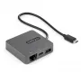 StarTech.com USB-C daudzfunkciju adapteris - USB 3.1 Gen 2 Type-C mini dokstacija - USB-C uz 4K HDMI vai 1080p VGA video - 10Gbps USB-A USB-C, GbE - pārnēsājama ceļojumu klēpjdatora dokstacija - darbojas ar Thunderbolt 3