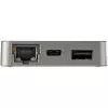 StarTech.com USB-C daudzfunkciju adapteris - USB 3.1 Gen 2 Type-C mini dokstacija - USB-C uz 4K HDMI vai 1080p VGA video - 10Gbps USB-A USB-C, GbE - pārnēsājama ceļojumu klēpjdatora dokstacija - darbojas ar Thunderbolt 3