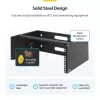 StarTech.com 4U sienas montāžas tīkla statīvs - 14 collu dziļš (zema profila) - 19 collu paneļa kronšteins seklam serveru un IT aprīkojumam, tīkla komutatoriem - 44 mārciņas/20 kg svara ietilpība, melns