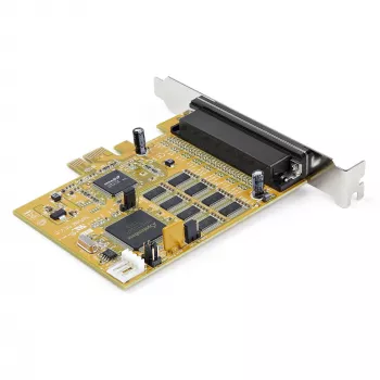 StarTech.com 8 portu PCI Express RS232 seriālais adapteris, PCIe RS232 seriālā karte, 16C1050 UART, daudzportu seriālais DB9 kontrolieris/paplašināšanas karte, 15 kV ESD aizsardzība, tikai Windows — TAA