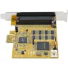 StarTech.com 8 portu PCI Express RS232 seriālais adapteris, PCIe RS232 seriālā karte, 16C1050 UART, daudzportu seriālais DB9 kontrolieris/paplašināšanas karte, 15 kV ESD aizsardzība, tikai Windows — TAA