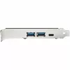 StarTech.com 5-Port USB PCIe Card - 10Gbps USB 3.1 Gen 2 PCIe Card w/ 1x USB-C & 2x USB-A - 1x 2 Port IDC (Internal 5Gbps USB Header Expansion) - USB C PCI Express kontrolieris Card