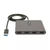 StarTech.com USB 3.0 uz četrkāršu HDMI adapteri, USB uz 4x HDMI monitors pārveidotājs operētājsistēmai Windows (nav atbalsta macOS/ChromeOS/Linux) - TAA