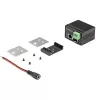 StarTech.com PoE+ industriālais optiskās šķiedras uz Ethernet multivides pārveidotājs 30 W - SFP uz RJ45 - vienmoda/daudzmodu šķiedra uz vara Gigabit Ethernet - mini/kompakts izmērs - IP30/ -40 līdz +75 °C