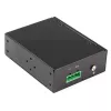 StarTech.com PoE+ rūpnieciskais optiskās šķiedras–Ethernet multivides pārveidotājs 60 W — SFP uz RJ45 — vienmoda/daudzmodu optiskā šķiedra uz vara Gigabit Ethernet — kompakts izmērs — IP30 / -40 līdz +75 °C