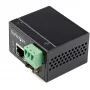 StarTech.com Industrial Fiber to Ethernet Media Converter - 100Mbps SFP to RJ45/Cat6 - Singlemode/Multimode Optical Fiber to Copper tīkls - 12-56V DC - IP-30/ -40 to +75C