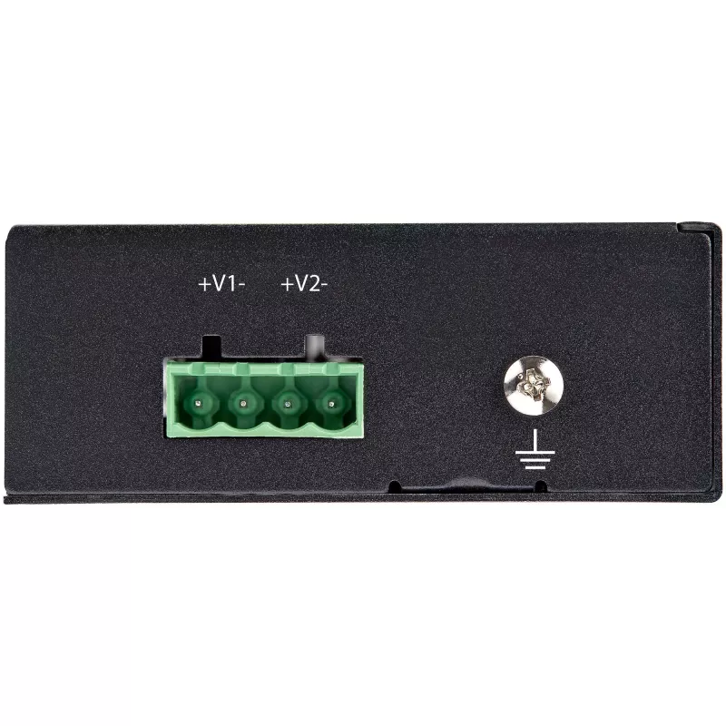 StarTech.com Industrial Gigabit PoE sadalītājs - 90W ātrgaitas Power over Ethernet PoE+++ sadalītājs - 12-48V līdzstrāvas sadalītājs 802.3bt - LAN/RJ45 Ultra PoE uz līdzstrāvas adapteris - -40°C līdz +75°C