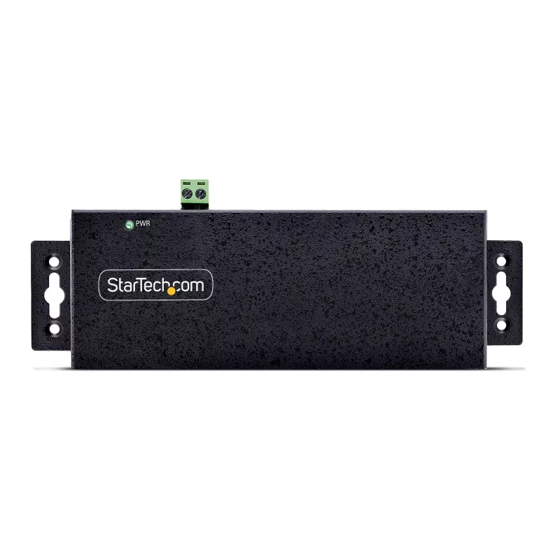 StarTech.com 7 portu industriālais USB 10 Gbps centrmezgls ar strāvas adapteri, metāla, montējams, 5x USB-A un 2x USB-C pakārtotie porti, ESD aizsardzība, darbināms USB centrmezgls, TAA