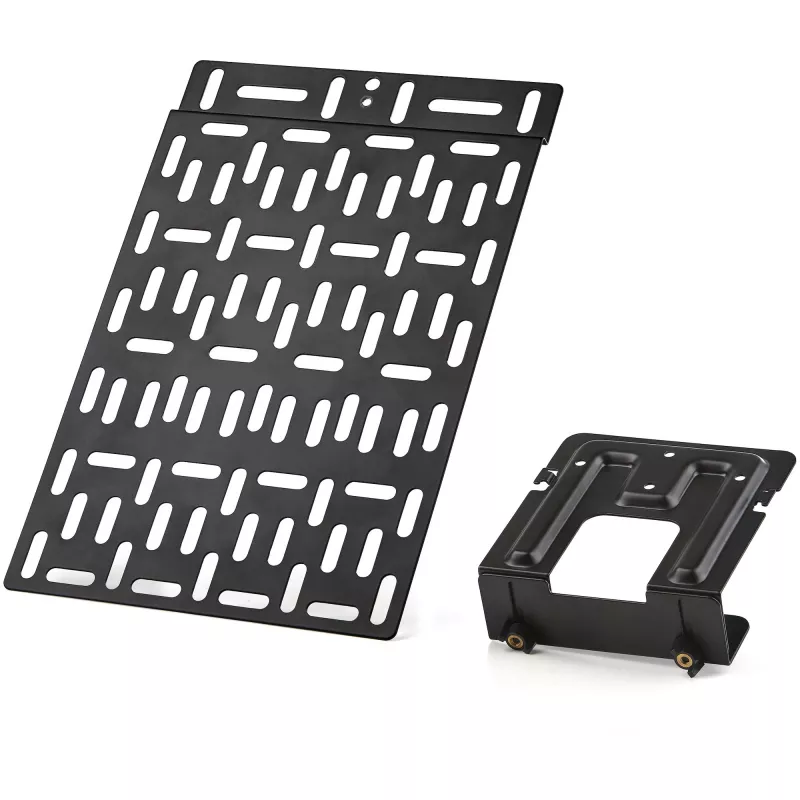 StarTech.com Universal TV Accessory Mount - Adjustable TV & Wall Mount Bracket - Media Players/Router/Modem/AV Switches & Extenders/Apple TV - Hidden kabelis Box Mount Behind TV - 11lb (5kg)