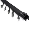 StarTech.com 40 collu (1 m) neoprēna kabeļu pārvaldības uzmava ar rāvējslēdzēju un sprādzi – 1,2 collu (3 cm) diametrs – datora/PC strāvas/tīkla/AV vadu pārsegs/pārvaldnieks – elastīgs kabeļu organizētāja apvalks – melna