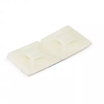 StarTech.com 100 gab. kabeļu saišu stiprinājumu ar līmlenti 0,18 collas (4,6 mm) platām saitēm - neilona/plastmasas rāvējslēdzēju saišu stiprinājumi - elektrisko/tīkla kabeļu aptīšanas stiprinājumi / 94V-2 ugunsizturīgi un UL novērtēti TAA