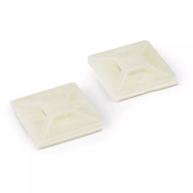 StarTech.com 100 gab. kabeļu saišu stiprinājumu ar līmlenti 0,18 collas (4,6 mm) platām saitēm - neilona/plastmasas rāvējslēdzēju saišu stiprinājumi - elektrisko/tīkla kabeļu aptīšanas stiprinājumi / 94V-2 ugunsizturīgi un UL novērtēti TAA