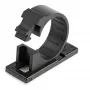 StarTech.com 100 Adhesive kabeļu pārvaldības skavas Melns - tīkls/Ethernet/Office Desk/Computer Cord Organizer - Sticky kabelis/Wire Holders - Nylon Self Adhesive Clamp UL/94V-2 Fire Rated
