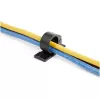 StarTech.com 100 Adhesive kabeļu pārvaldības skavas Melns - tīkls/Ethernet/Office Desk/Computer Cord Organizer - Sticky kabelis/Wire Holders - Nylon Self Adhesive Clamp UL/94V-2 Fire Rated