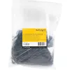 StarTech.com 4 collu (10 cm) kabeļu saites — 1/16 collas (2 mm) platas, 7/8 collu (22 mm) saišķa diametrs, 18 mārciņu (8 kg) stiepes izturība, neilona pašbloķējošas rāvējslēdzēja saites ar izliektu galu — 94V-2/UL sarakstā, 1000 iepakojums — melnas