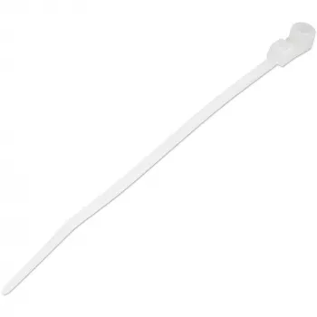 StarTech.com 4 collu (10cm) kabeļu saites ar montāžas atveri - 1/16 collas (2mm) platas, 7/8 collu (24mm) saišķa diam., 18 lb (8kg) stiepes izturība, neilona 66 pašfiksējošas saites ar skrūvju atveri, UL sarakstā, 100 gab. iepakojumā