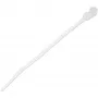 StarTech.com 4 collu (10cm) kabeļu saites ar montāžas atveri - 1/16 collas (2mm) platas, 7/8 collu (24mm) saišķa diam., 18 lb (8kg) stiepes izturība, neilona 66 pašfiksējošas saites ar skrūvju atveri, UL sarakstā, 100 gab. iepakojumā