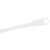 StarTech.com 4 collu (10cm) kabeļu saites ar montāžas atveri - 1/16 collas (2mm) platas, 7/8 collu (24mm) saišķa diam., 18 lb (8kg) stiepes izturība, neilona 66 pašfiksējošas saites ar skrūvju atveri, UL sarakstā, 100 gab. iepakojumā