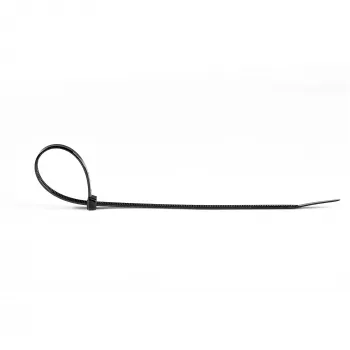 StarTech.com 8 collu (20 cm) kabeļu saites – 1/8 collu (4 mm) platas, 2-1/8 collu (55 mm) saišķa diametrs, 50 mārciņu (22 kg) stiepes izturība, neilona pašfiksējošas rāvējslēdzēja saites ar izliektu galu – 94V-2/UL sarakstā, 1000 gab. iepakojums – melnas