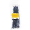 StarTech.com 10 collu (25 cm) kabeļu saites - 1/8 collas (4 mm) platas, 2-5/8 collu (68 mm) saišķa diametrs, 50 mārciņu (22 kg) stiepes izturība, neilona pašbloķējošas rāvējslēdzēja saites ar izliektu galu - 94V-2/UL sarakstā, 100 gab. iepakojums - melnas